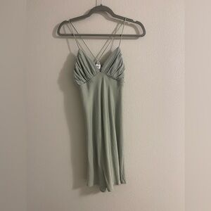 Princess Polly Sage Green Chemise